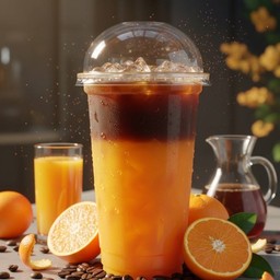 กาแฟส้ม เย็น