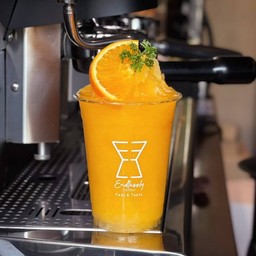 น้ำส้มสด ปั่น