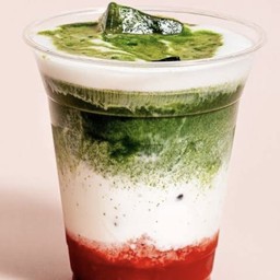 Premium Matcha with Strawberry