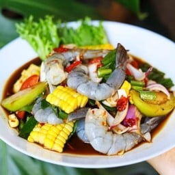 ยำกุ้งสด