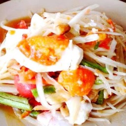 ตำไทย ไข่เค็ม