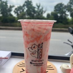 นมสดสตอเบอรี่