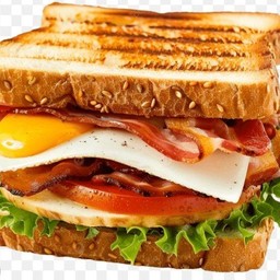 Smoked bacon Eggs Whole wheat sandwich