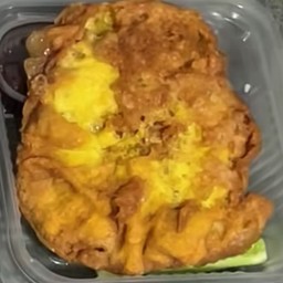 ข้าวน้ำพริกตาแดง ไข่เจียว