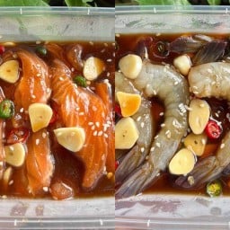 Dong Day แซลมอนดอง กุ้งดอง