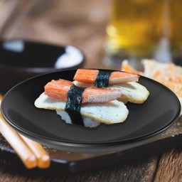 ข้าวปั้นไข่หวานปูอัด