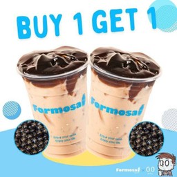 ชานมเฉาก๊วย+เจลลี่ลิ้นจี่ 1 แถม 1 (L) ปกติราคา 190฿ เหลือ 95฿