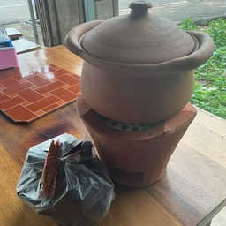 ชุดเตาหม้อดิน พร้อมถ่าน