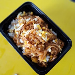 ไชโป๋ผัดไข่ ราดข้าว