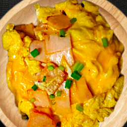 ข้าวไข่ข้นแฮมไก่