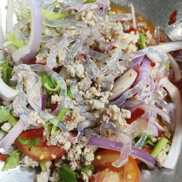 ยำเส้นแก้วหมูสับ