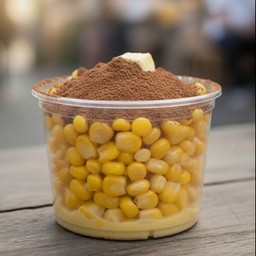 ข้าวโพดอบเนยภูเขาไฟ