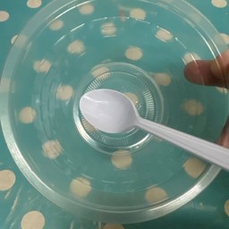 ถ้วยพลาสติก+ช้อน