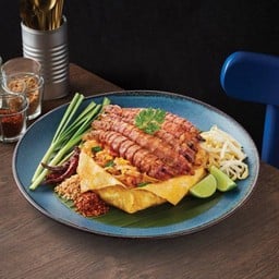 ผัดไทยกั้งห่อไข่