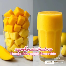 มะม่วงสับปะรดปั่น