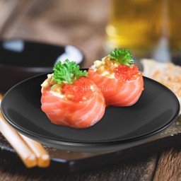 แซลม่อลหน้าไข่หวานไข่กุ้งThe Signature