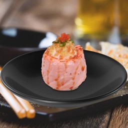 แซลมอลบอลเบริน์ซอสสลัดคลีนมาโยอิบิโกะ