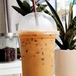 กาแฟเย็น+น้ำแข็ง