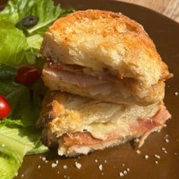 Bacon Cheese Sourdough Sandwich