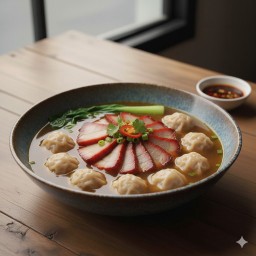 เกี๊ยวหมูแดง