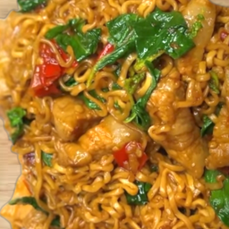 ผักมาม่ากะเพรา