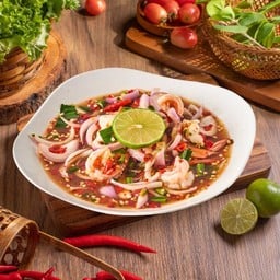 ยำกุ้งสด/กุ้งสุก