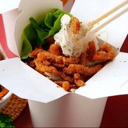 หมี่ไก่ฉีกโครตแซ่บ