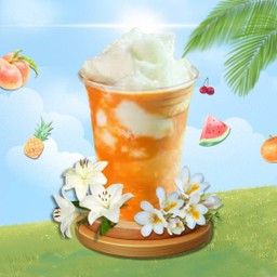 มะพร้าวปั่นชาไทย