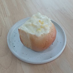 ขนมปังปิ้ง ครีมข้าวโพด