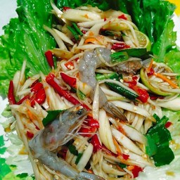 ตำกุ้ง สด/สุก
