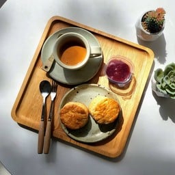 สโคน แยมสตอเบอรี่