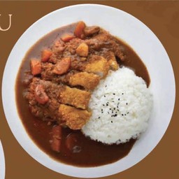 ข้าวแกงกะหรี่หมูทอดทงคัตสึ