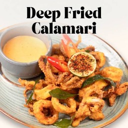 ปลาหมึกทอด