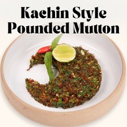 เนื้อแพะบดสมุนไพรกะชีน