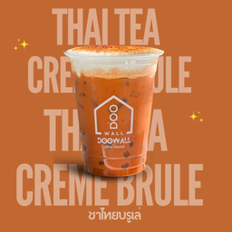 ชาไทยบรูเล่ Thai Tea Creme brule
