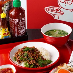 กะเพราหมูสับ