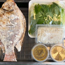 เบิร์ดเมี่ยงปลาเผา ฝาครอบคลอง สิงห์บุรี