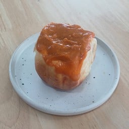 ขนมปังปิ้ง สังขยาชาไทย