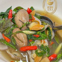 หอยลายต้มโหระพา