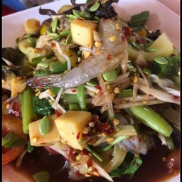 ตำป่ากุ้งสด