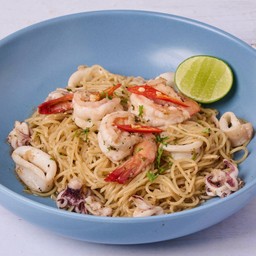 Spicy Black Pepper Seafood Pasta