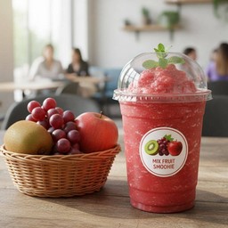 น้ำปั่นผลไม้รวม  ผลไม้เลือกได้ตามใจ