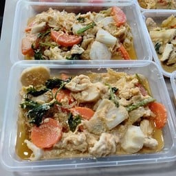 สุกี้เส้นแก้วไก่