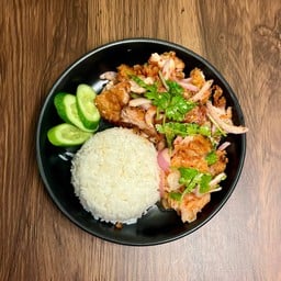 ข้าวยำไก่ซี๊ด