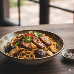 บะหมี่กะเพรา 1 สหาย