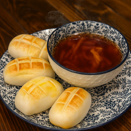 เซตเปาย่างเนย+น้ำขิง