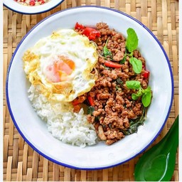 ข้าวกระเพราหมูสับ