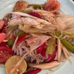 ตำซั่วเส้นขนมจีน