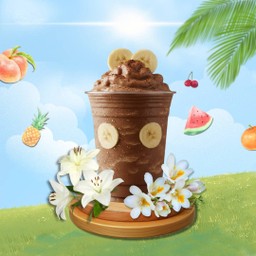 โกโก้กล้วยปั่น