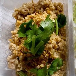 ข้าว+ไก่สับกระเทียม